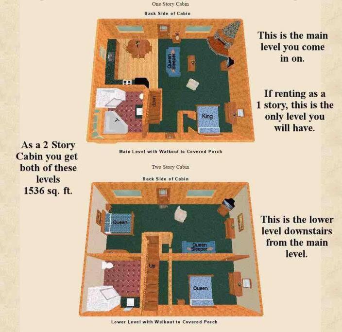 Secluded 2 Story Cabin Pool Wifi Smart Tvs Eureka Springs Ngoại thất bức ảnh